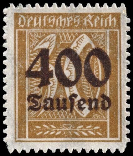 Germany - Scott 275 - Mint-Hinged - Folded Over Perf Tooth - Rounded Corners