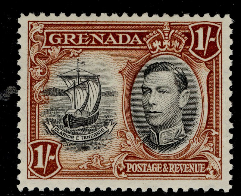 GRENADA GVI SG160, 1s black and brown, M MINT.