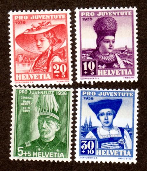 Switzerland # B96-B99 Mint!