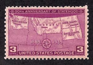 858 Mint,OG,NH... SCV $0.35