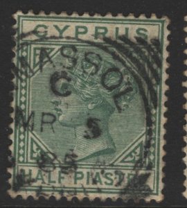 Cyprus Sc#19a Used