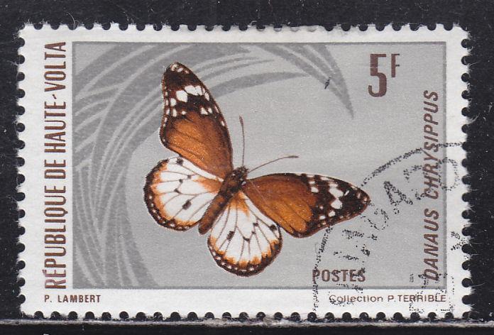 Burkina Faso 247 Danaus Chyrsippus 1971