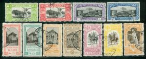 Romania Scott # 196 - 206, used