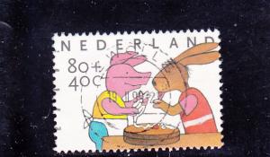 Netherlands  Scott#  B709  Used