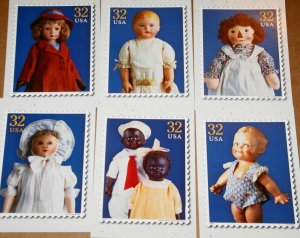 17 Unused American Dolls Postcards from the USPS