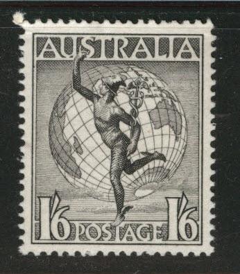 Australia  Scott C7 MNH** 1956 Mercury Globe airmail wo wmk