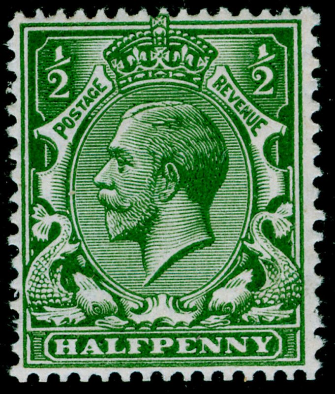 SG356 SPEC N14(-), ½d bright DEEP green, LH MINT. UNLISTED. RP CERT