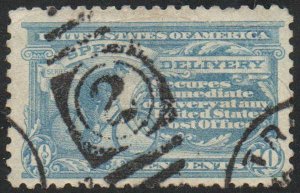 USA #E10 VF, bold cancels, pretty color! Retails $50