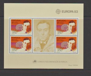 Portugal 1573a Souvenir Sheet 1983 Europa Issue MNH Inventors Inventions