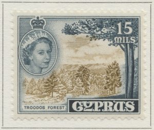 1955 British Protectorate CYPRUS 15mMH* Stamp A29P5F31026-