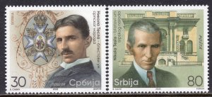 1785 - SERBIA 2022 - Nikola Tesla - Scientist - MNH Set