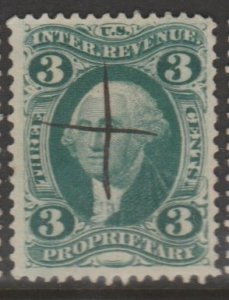 U.S.  Scott #R18c Proprietary - Revenue Stamp - Used Single