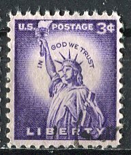 USA; 1954: Sc. # 1035:  Used Single Stamp