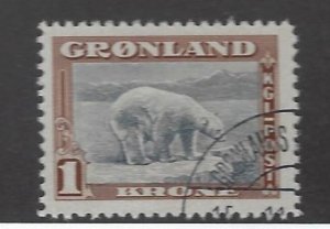 Greenland SCV#16 Used F-VF SCV$40.00...Popular Adventure!