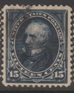 U.S. Scott #259 Clay Stamp - Used Single