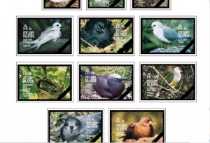 COLOR PRINTED PITCAIRN ISLANDS 1940-2010 STAMP ALBUM PAGES (118 illustr. pages)