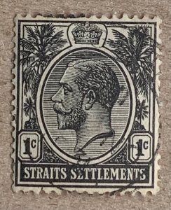 Straits Settlements 1922 KGV 1c, used. Scott 179, CV $0.25. SG 218