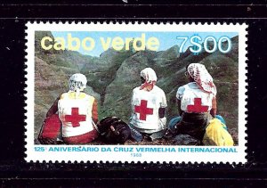 Cape Verde 538 MNH 1988 Red Cross