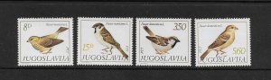 BIRDS-YUGOSLAVIA #1566-9 MNH