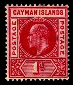 1905 Cayman Islands #9 Edward VII  Wmk 3 - OGXLH - VF - CV$24.00 (ESP#3194)