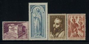 Greece  Scott # 535-38 Lightly HINGED  Value $ 218.00