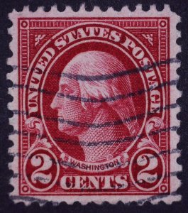 1929, US 2c Carmine Lake, Used, XF, Sc 634b