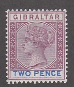 Gibraltar # 13, Queen Victoria, Mint Hinged, 1/3 Cat.