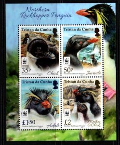 TRISTAN DA CUNHA SGMS1213 2017 ROCKHOPPER PENGUINS  MNH