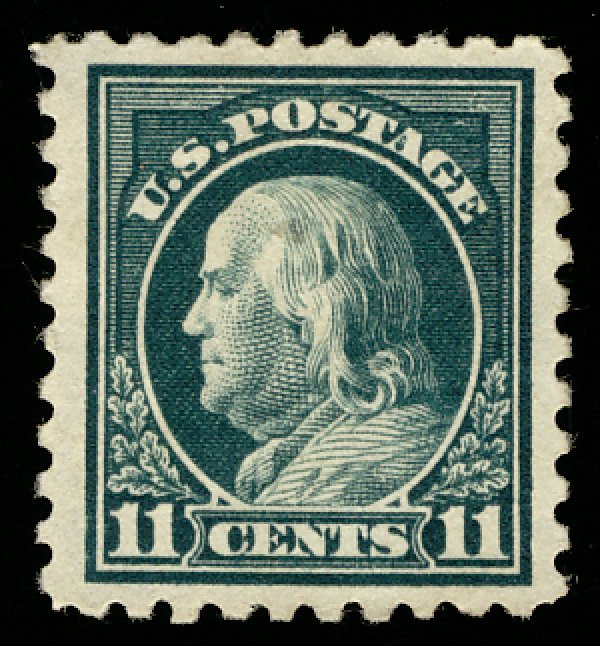 US #473 SCV $125.00 VF/XF mint lightly hinged, 11c Washington, a select mint ...