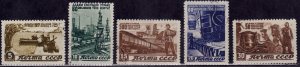 Russia, 1946, Post War Industies, sc#1075-1079, used
