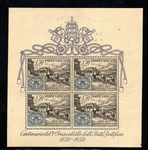 Vatican City 155a Mint never hinged.  Miniature Sheet