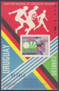 1974 Uruguay 1304/Bb 1974 FIFA World Cup in Munich 50,00 €