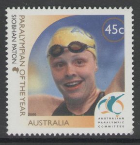 AUSTRALIA SG2055 2000 PARALYMPIAN OF THE YEAR MNH