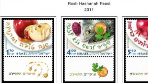 COLOR PRINTED ISRAEL [+TABS] 2011-2020 STAMP ALBUM PAGES (81 illustrated pages)