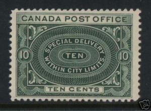 Canada #E1a XF/NH  **With Certificate**