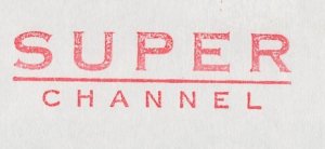 Meter cover Netherlands 1990 Super Channel - Television