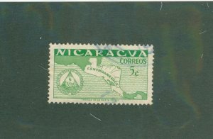 NICARAGUA 741 USED BIN $0.50