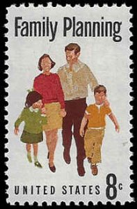 U.S. #1455 MNH; 8c Family Planning (1972)