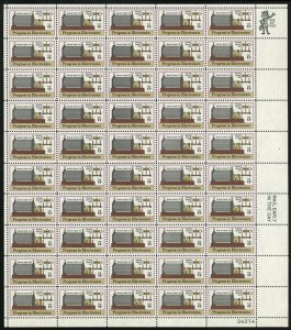 1500, MNH 6¢ Progress In Electronics - Complete Sheet of 50 Stamps - Stuart Katz