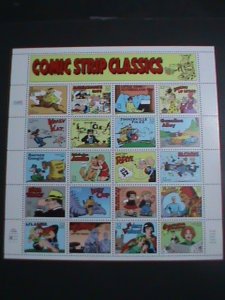 ​UNITED STATES-1995 SC#3000- CLASSIC FAMOUS COMIC STRIPS MNH-SHEET-VERY FINE