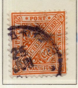 Wurttemberg 1890-1902 Early Issue Fine Used 25pf. NW-121246