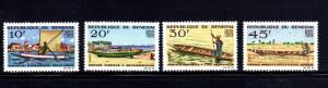 SENEGAL #253-256  1965  BOATS  MINT  VF NH  O.G