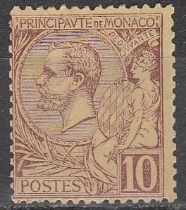 Monaco #15 Fine Unused  CV $100.00  (A2424)