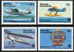 Grenada Grenadines Sc #555-558 MNH