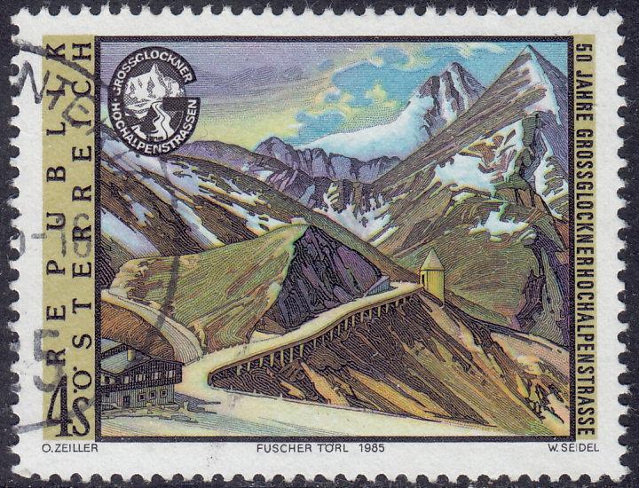 Austria - 1985 - Scott #1322 - used - Grossglockner Alpine Motorway