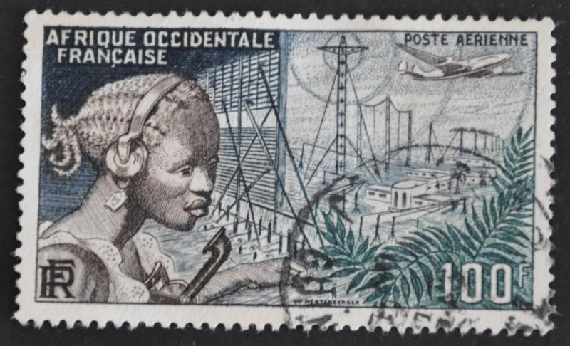 DYNAMITE Stamps: French West Africa Scott #C19  USED