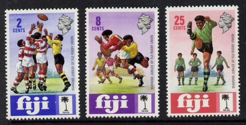 Fiji 330-2 MNH Sports, Rugby