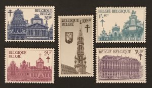 Belgium 1965 #B784-88, MNH.