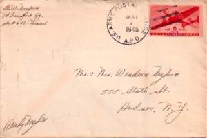 United States A.P.O.'s 6c Transport 1945 U.S. Army Postal Service, A.P.O. 643...