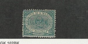 San Marino, Postage Stamp, #1 Mint Hinged, 1877